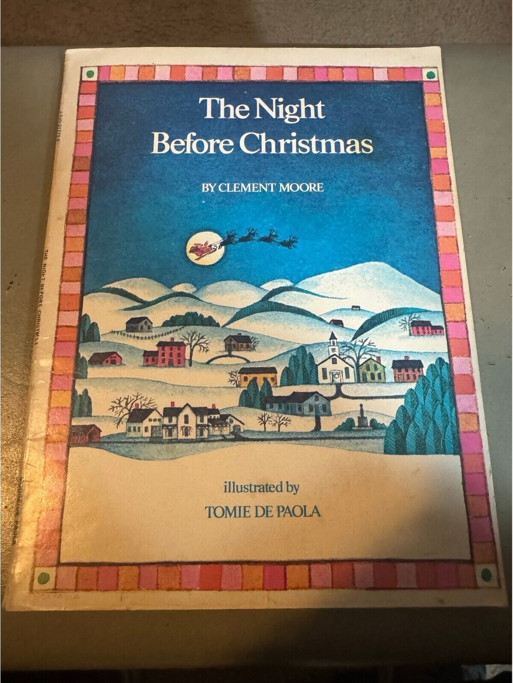 The Night Before Christmas Clement Moore Tomie dePaola Vintage Children's 105WH